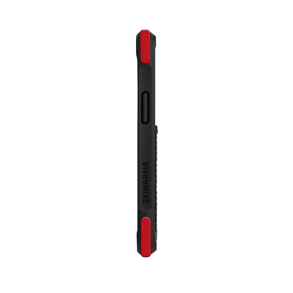 Apple iPhone 12 Pro Kılıf SkinArma Standlı Deri Görünümlü Funsha Kapak Kırmızı