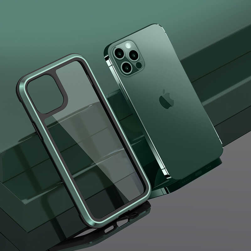 Apple iPhone 12 Pro Kılıf Wiwu Defens Armor Kapak Kırmızı