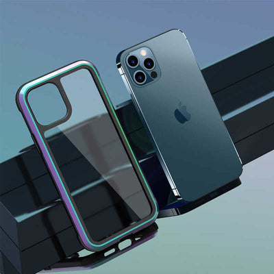 Apple iPhone 12 Pro Kılıf Wiwu Defens Armor Kapak Gümüş