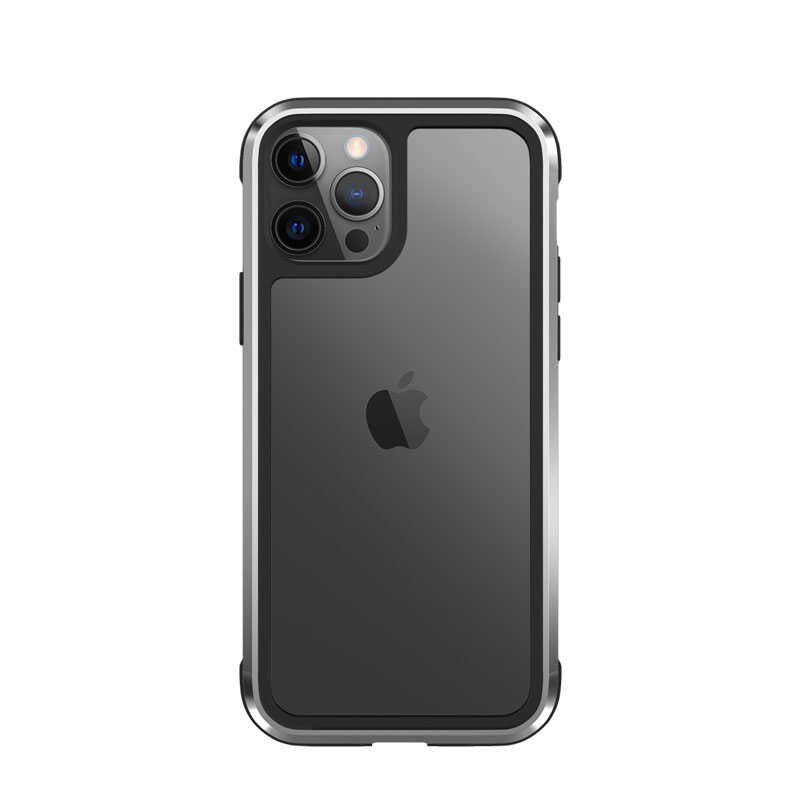 Apple iPhone 12 Pro Kılıf Wiwu Defens Armor Kapak Gümüş