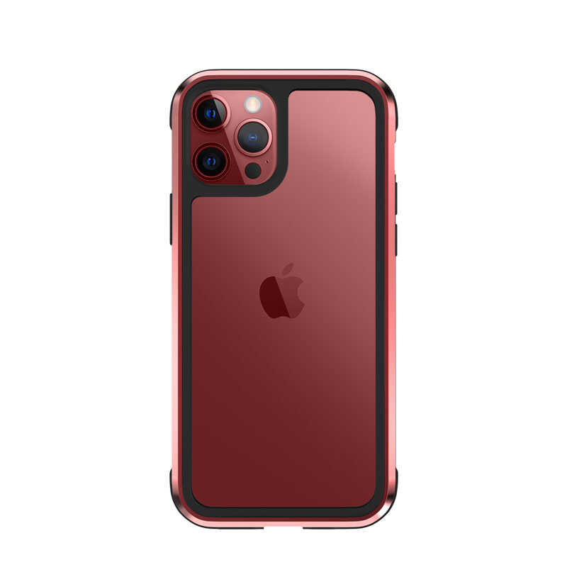 Apple iPhone 12 Pro Kılıf Wiwu Defens Armor Kapak Kırmızı