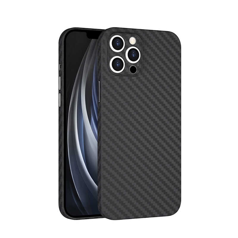 iPhone 12 Pro Kılıf Wiwu Skin Carbon PP Kılıf