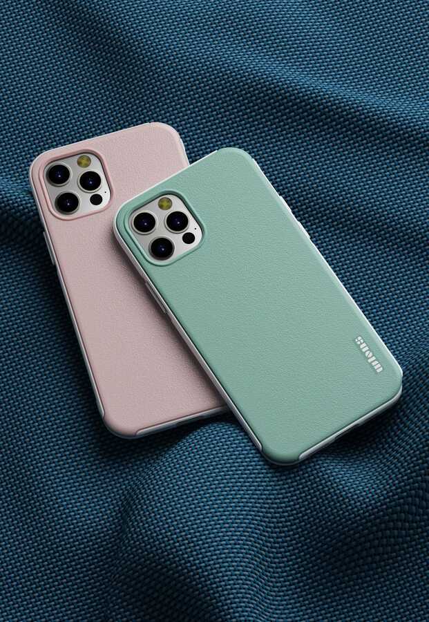 Apple iPhone 12 Pro Kılıf Wlons Hill Kapak Kırmızı