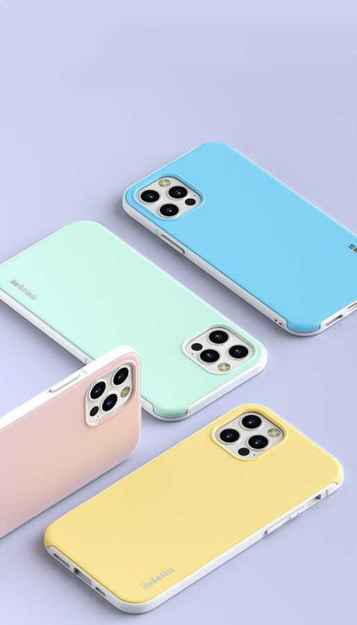 Apple iPhone 12 Pro Kılıf Wlons Hill Kapak Açık Yeşil