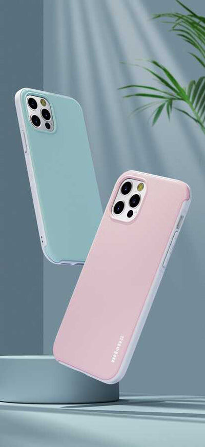 Apple iPhone 12 Pro Kılıf Wlons Hill Kapak Turuncu