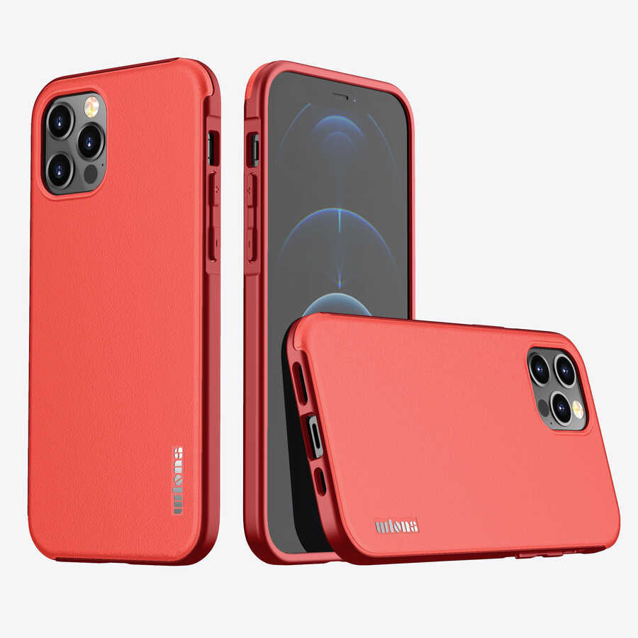 Apple iPhone 12 Pro Kılıf Wlons Hill Kapak Gri
