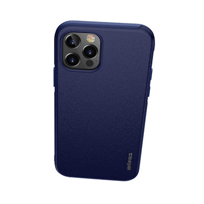 Apple iPhone 12 Pro Kılıf Wlons Hill Kapak Mavi