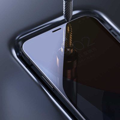 Apple iPhone 12 Pro Max Benks 0.3mm V Pro Dust Full Curved Proof Ekran Koruyucu Siyah
