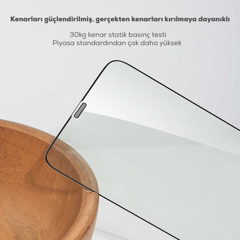 iPhone 12 Pro Max Benks 0.3mm V Pro Dust Proof Green Light Ekran Koruyucu
