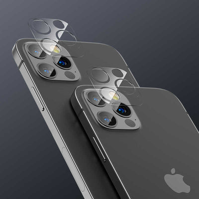 Apple iPhone 12 Pro Max Benks Soft Kamera Lens Koruyucu Cam Renksiz