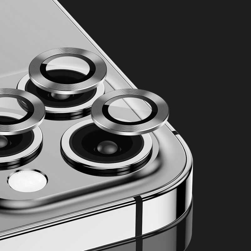 Apple iPhone 12 Pro Max Kırılmayı Önleyen Tasarım Kamera Lens Koruyucu Yüksek Çözünürlüklü Cl-07