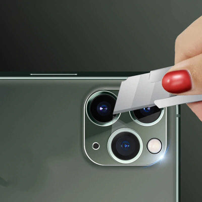 Apple iPhone 12 Pro Max Go Des Lens Shield Kamera Lens Koruyucu Renksiz