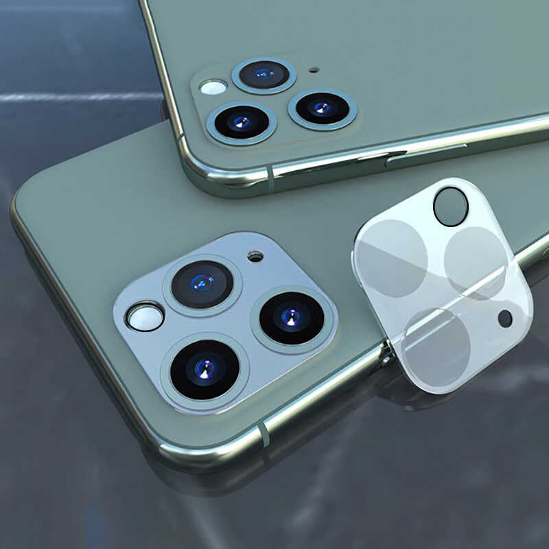 Apple iPhone 12 Pro Max Go Des Lens Shield Kamera Lens Koruyucu Renksiz