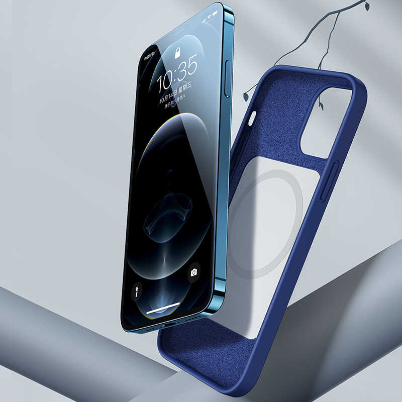 iPhone 12 Pro Max Kılıf Benks M-safe Magnetic Original MFI Certified Silikon Kılıf