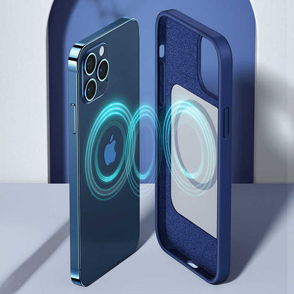 iPhone 12 Pro Max Kılıf Benks M-safe Magnetic Original MFI Certified Silikon Kılıf