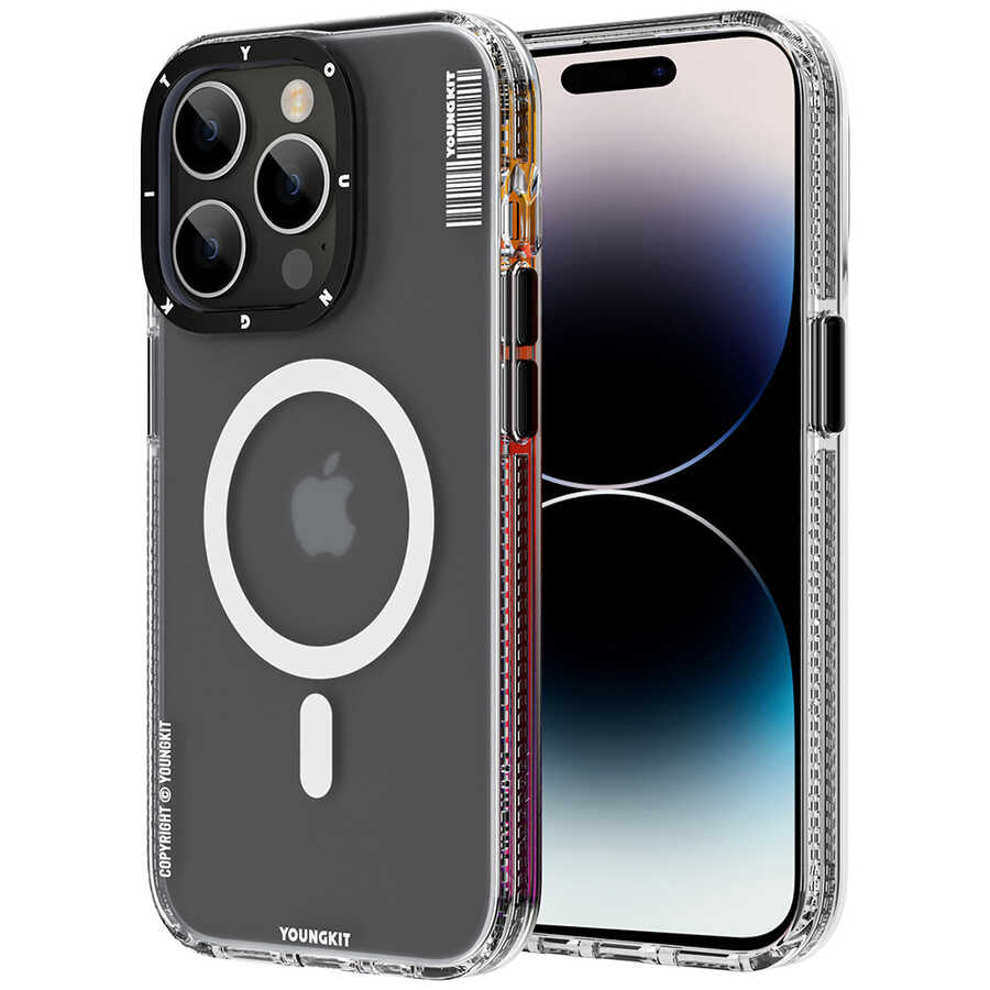 iPhone 12 Pro Max Kılıf M-safe Şarj Özellikli Youngkit Jane Sand Serisi Kılıf