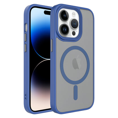 iPhone 12 Pro Max Kılıf Mat Arka Yüzey Wireless Şarj Özellikli Zore Flet M-safe Kılıf