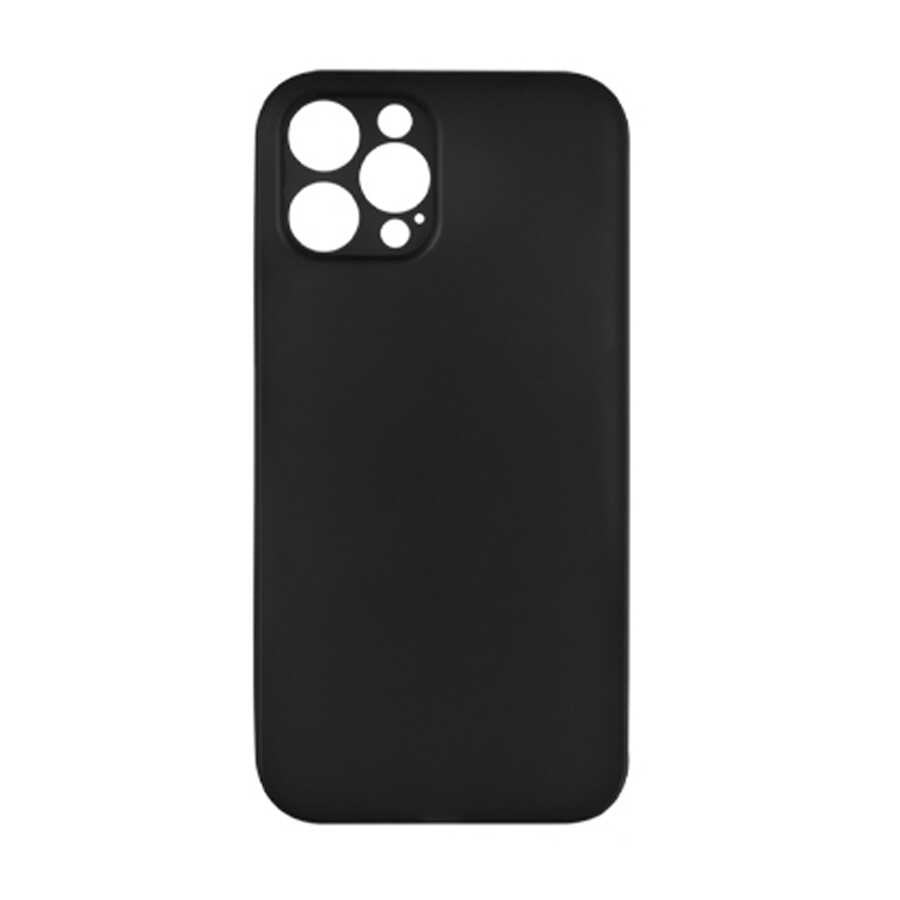 Apple iPhone 12 Pro Max Kılıf Wiwu Skin Nano PP Kapak Siyah