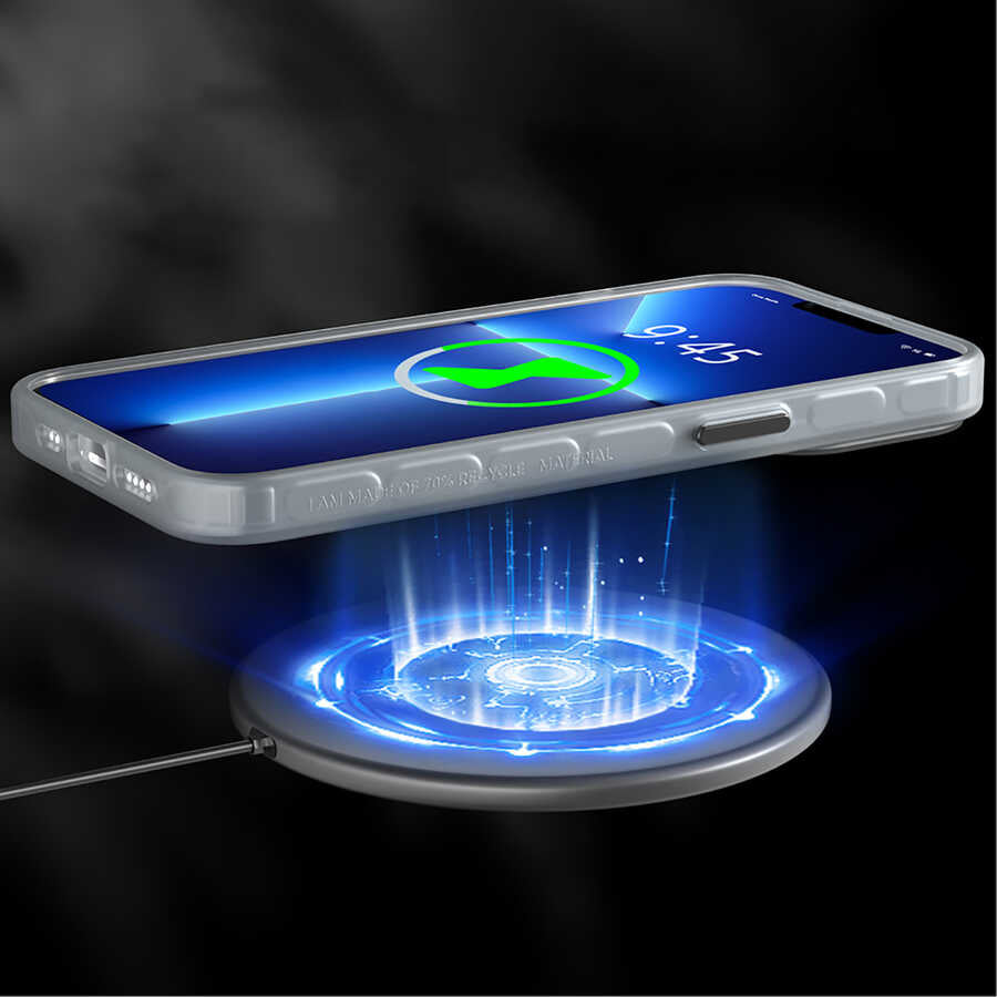 Apple iPhone 12 Pro Max Kılıf YoungKit Plain Coloured Serisi Kapak Gri