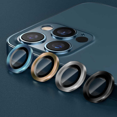 Apple iPhone 12 Pro Wiwu Lens Guard Mavi