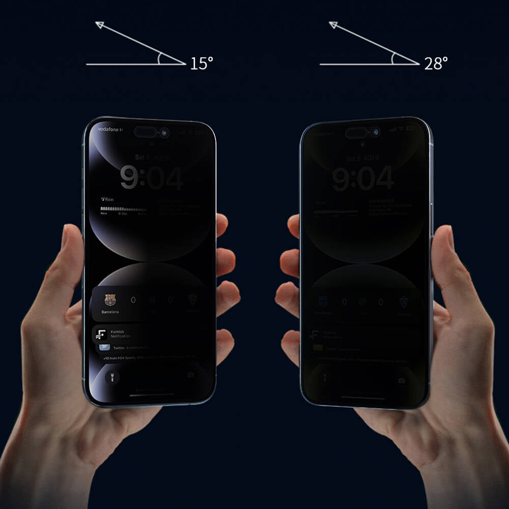 Apple iPhone 12 Pro Wiwu Wi-SQ009 Easy Install iPrivacy 360° Anti-Peep Oleofobik Temperli Cam Ekran Koruyucu + Kolay Uygulama Aparatlı Siyah