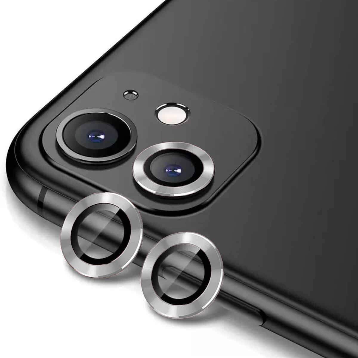 iPhone 12 Zore CL-12 Premium Safir Parmak İzi Bırakmayan Anti-Reflective Kamera Lens Koruyucu