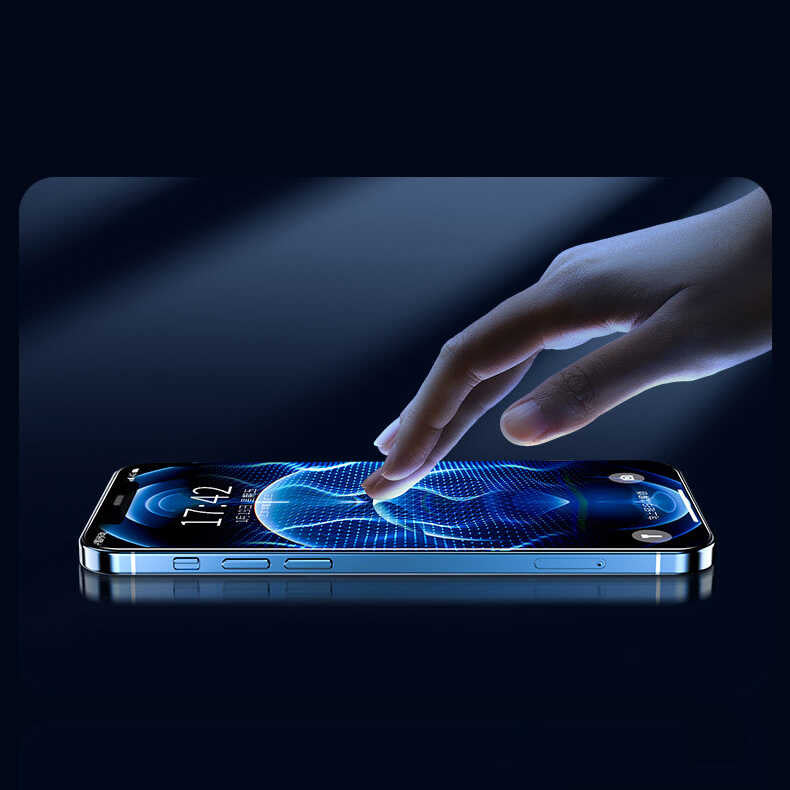 iPhone 12 Zore Rika Premium Privacy Temperli Cam Ekran Koruyucu