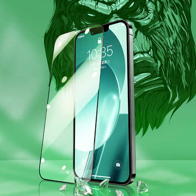 Apple iPhone 13 Benks Little KingKong Anti-Blue Light Cam Ekran Koruyucu Siyah