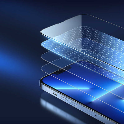 Apple iPhone 13 Benks Mat Ekran Koruyucu Parmak İzi Bırakmayan Oyunculara Özel Ekran Filmi Siyah