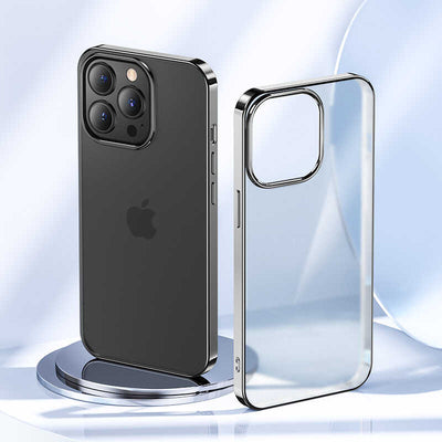 Apple iPhone 13 Benks Matte Electroplated TPU Kapak Mavi