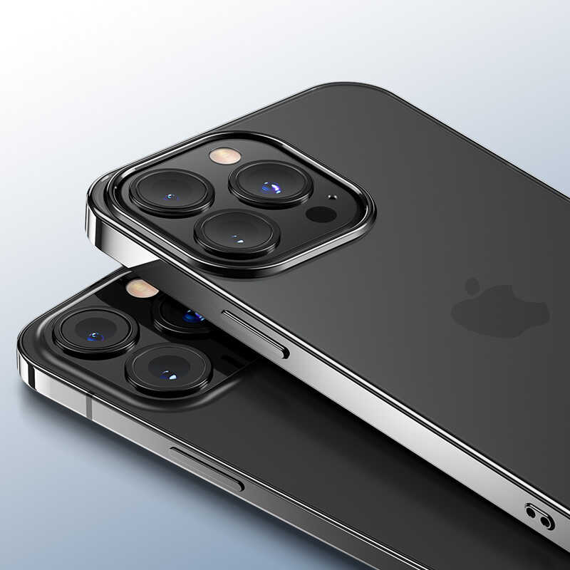 Apple iPhone 13 Benks Matte Electroplated TPU Kapak Mavi