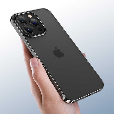 Apple iPhone 13 Benks Matte Electroplated TPU Kapak Mavi