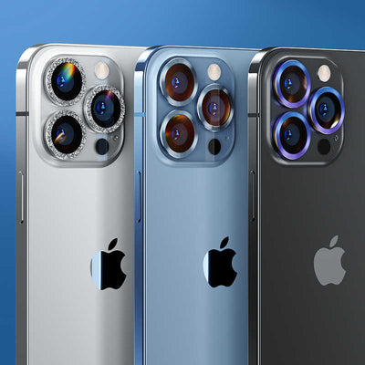 Apple iPhone 13 Benks New KR Kamera Lens Koruyucu Siyah