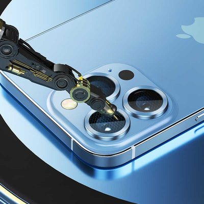 Apple iPhone 13 Benks New KR Kamera Lens Koruyucu Beyaz