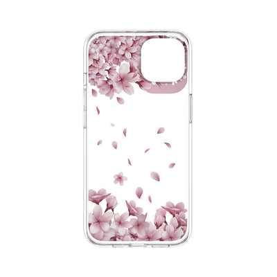 Apple iPhone 13 Kılıf Çift IMD Baskılı Lisanslı Switcheasy Artist Sakura Kapak Pembe