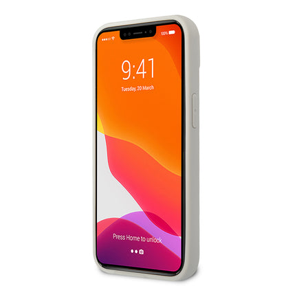 iPhone 13 Kılıf Ferrari Orjinal Lisanlı Klasik Metal Logolu Karbon Dizayn Kılıf