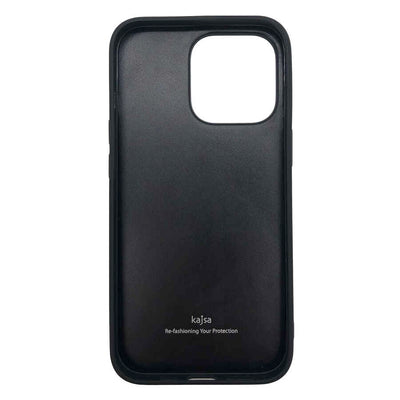 Apple iPhone 13 Kılıf Kajsa Carbon Fiber Collection Arka Kapak Siyah