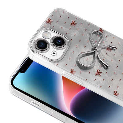 Apple iPhone 13 Kılıf Kamera Korumalı Figürlü Zore Ponti Silikon Kapak Açık Mavi