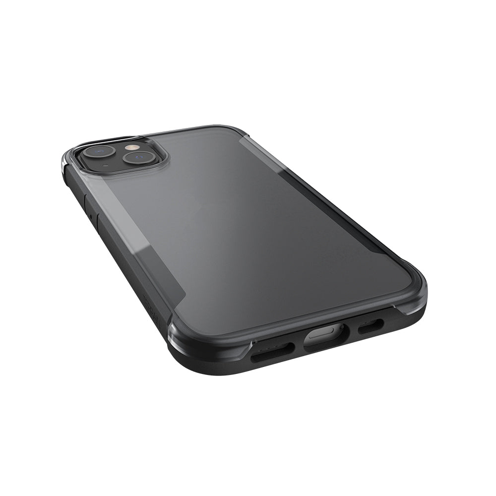 Apple iPhone 13 Kılıf M-safe Şarj Özellikli Airbagli Raptic Terrain Serisi Şeffaf Arka Yüzey Kapak Mor