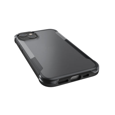 Apple iPhone 13 Kılıf M-safe Şarj Özellikli Airbagli Raptic Terrain Serisi Şeffaf Arka Yüzey Kapak Mor