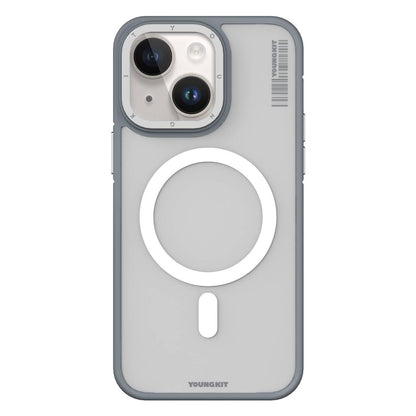 iPhone 13 Kılıf M-safe Şarj Özellikli Youngkit Rock Sand Serisi Kılıf