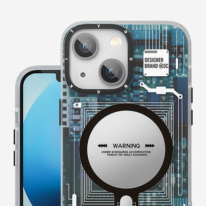 iPhone 13 Kılıf M-safe Şarj Özellikli YoungKit Technology Serisi Kılıf