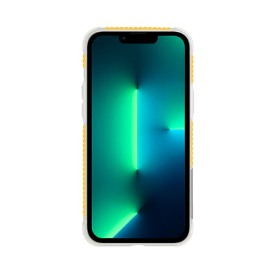 Apple iPhone 13 Kılıf SkinArma Şeffaf Airbag Tasarımlı Keisha Kapak Sarı