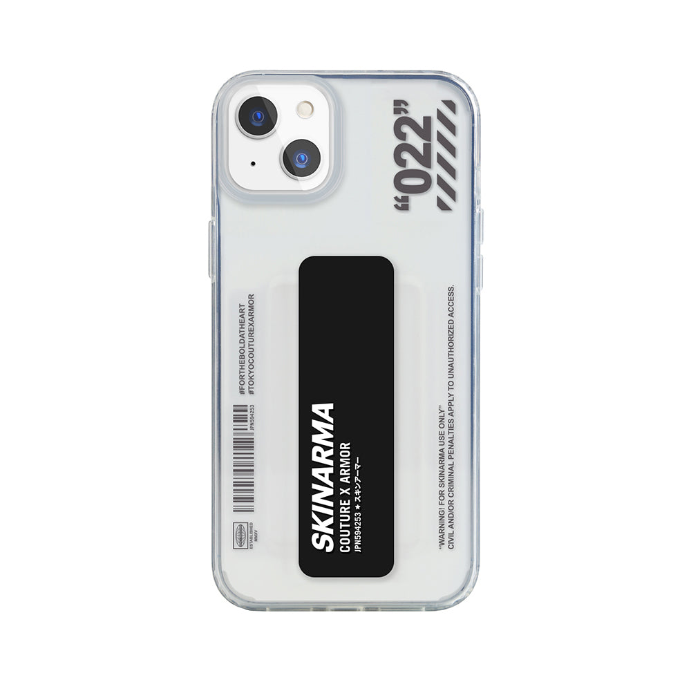 Apple iPhone 13 Kılıf Skinarma Şeffaf Desenli Kaze Kapak Şeffaf