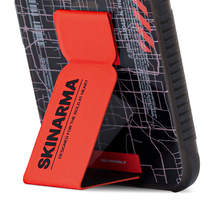 iPhone 13 Kılıf Skinarma Şeffaf Desenli Standlı Ryoiki Kılıf