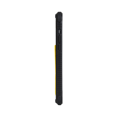 Apple iPhone 13 Kılıf Skinarma Standlı Deri Görünümlü Shingoki Kapak Sarı
