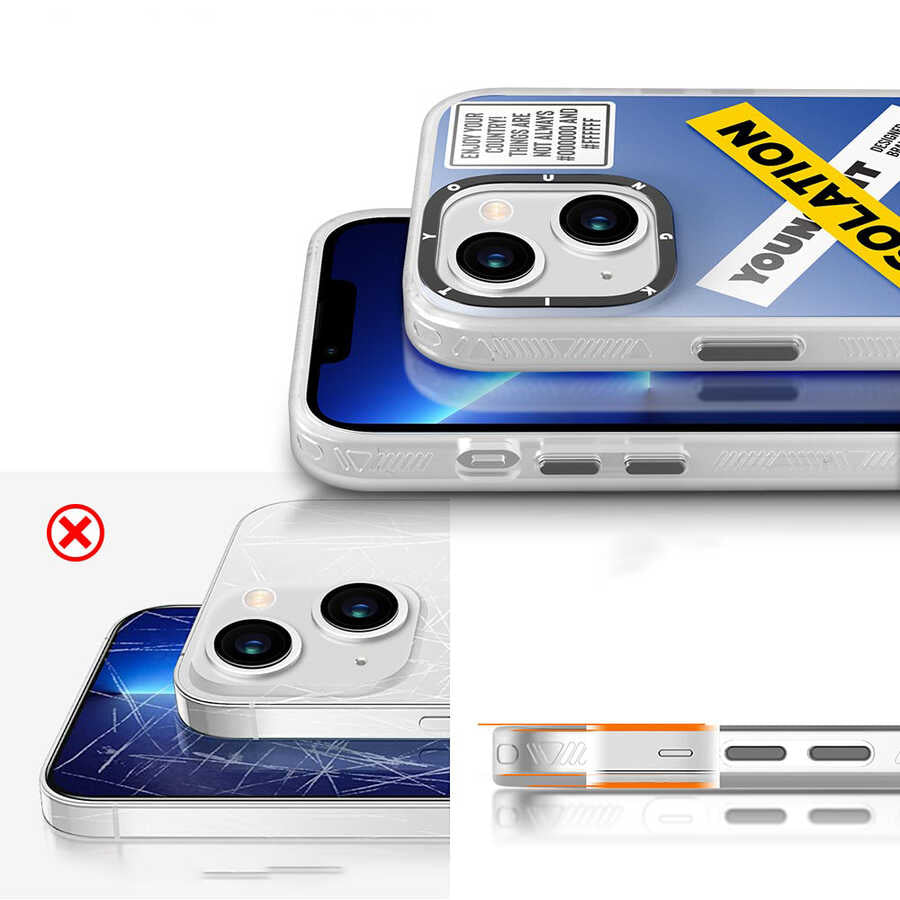 Apple iPhone 13 Kılıf YoungKit Holiday Serisi Kapak Kırmızı