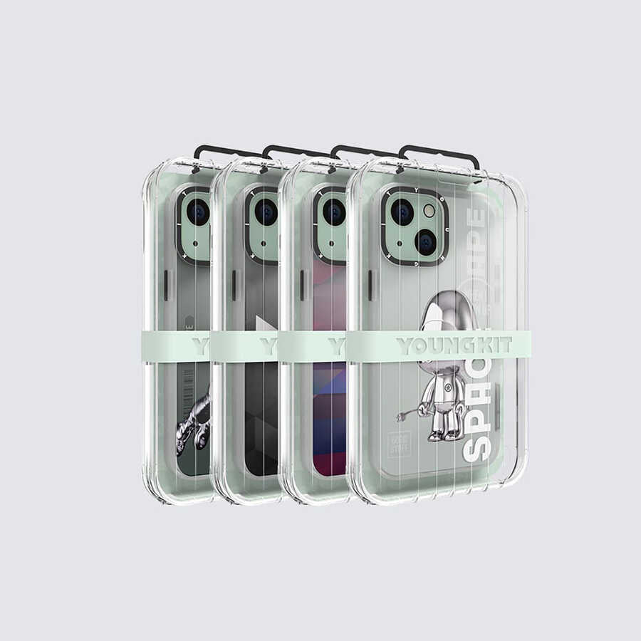 Apple iPhone 13 Kılıf YoungKit Klasik Serisi Kapak CL003 Purple