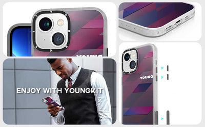 Apple iPhone 13 Kılıf YoungKit Klasik Serisi Kapak CL001 Astronaut