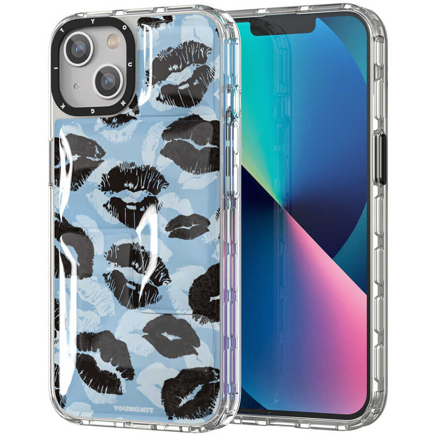 Apple iPhone 13 Kılıf YoungKit Leopard Article Serisi Kapak Kahverengi